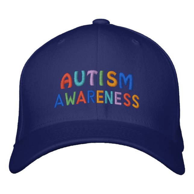Autism Awareness Embroidered Hat (Front)