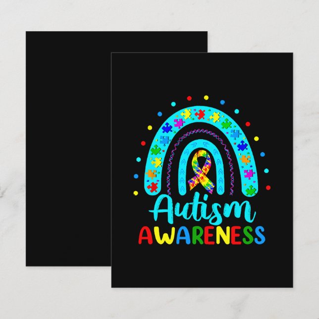 Autism Awareness Enclosure Card (Front/Back)