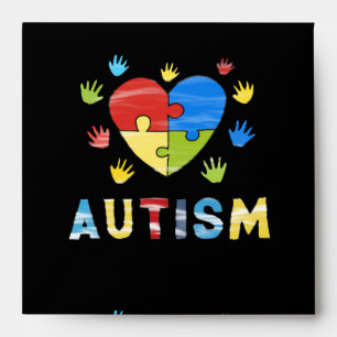 Autism awareness envelope