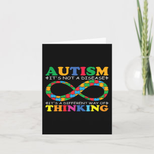 Autism Awareness Family It's Not A Disease Autism Card
