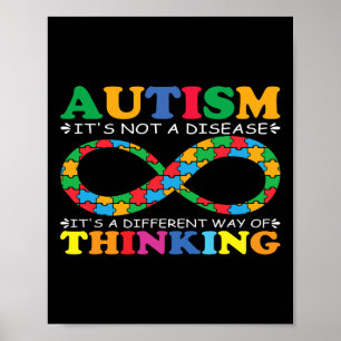 Autism Awareness Family It's Not A Disease Autism  Poster