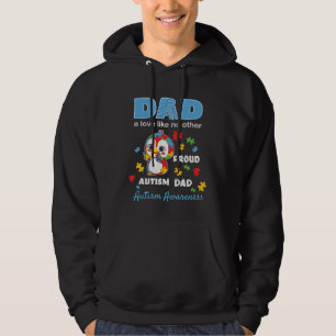 Autism Awareness Father Love Proud Autism Son Dad Hoodie