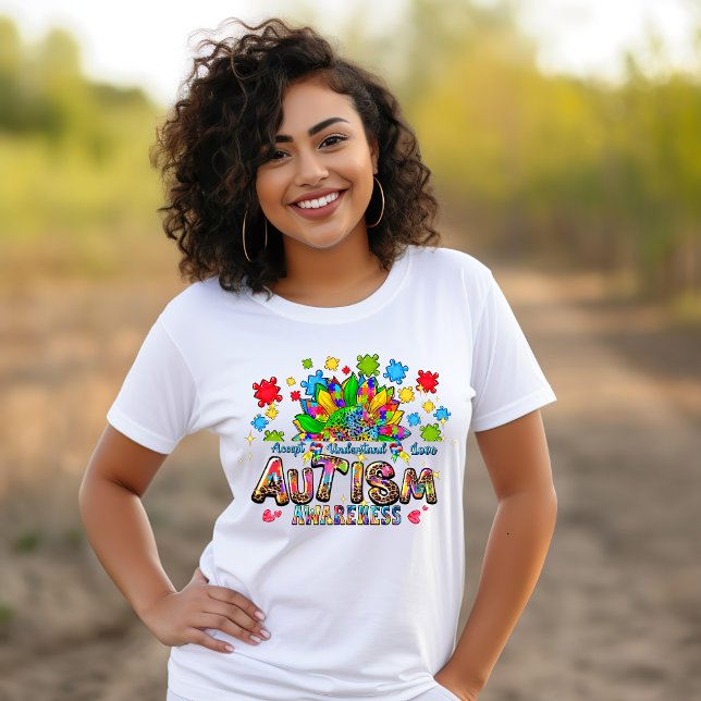 Autism Awareness Flower T-shirt (Creator Uploaded)