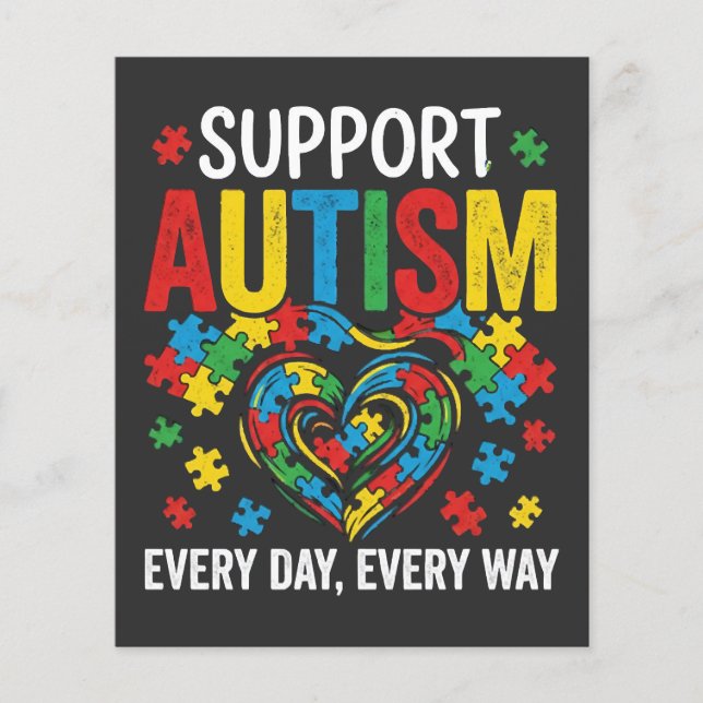 Autism awareness flyer (Front)