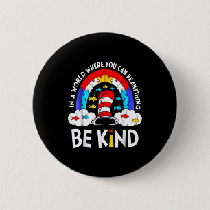 Autism awareness for teacher why fit in doctor cat 2 inch round button