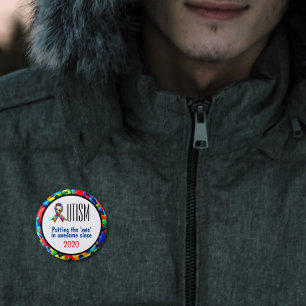 Autism Awareness funny 1 Inch Round Button