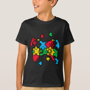 Autism Awareness Gamer Asd Gaming Boys Kids Men Yo T-Shirt
