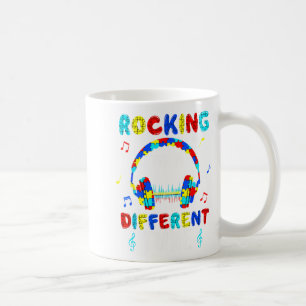 Autism Awareness Gamer Boys Kids Rocking To A Diff Coffee Mug