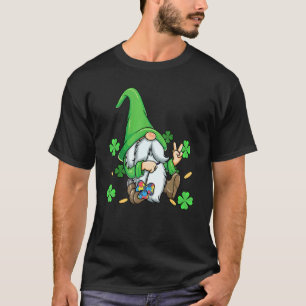 Autism Awareness Gnomes Shamrock St Patricks Day 1 T-Shirt