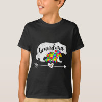 Autism Awareness Grandma Bear Support Autistic Adu