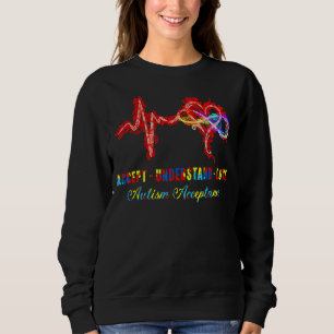 Autism Awareness Heartbeat Teach Accept Understand Sweatshirt