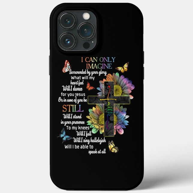 Autism Awareness I Can Only Imagine Jesus Faith Case-Mate iPhone Case (Back)