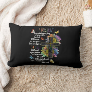 Autism Awareness I Can Only Imagine Jesus Faith Lumbar Pillow