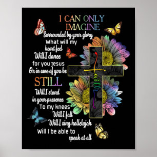 Autism Awareness I Can Only Imagine Jesus Faith Poster