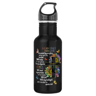 Autism Awareness I Can Only Imagine Jesus Faith T- 532 Ml Water Bottle