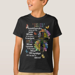 Autism Awareness I Can Only Imagine Jesus Faith T-Shirt