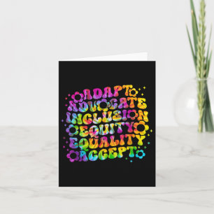 Autism Awareness Inclusion S Teacher Insational _3 Card