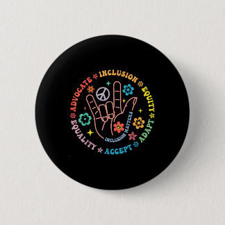 Autism Awareness Inclusion S Teacher Inspirational 2 Inch Round Button