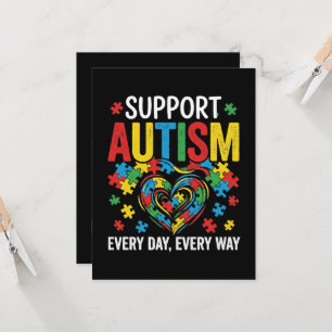 Autism awareness invitation