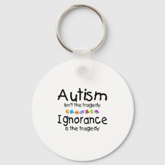 Autism Awareness Isnt The Tragedy Keychain