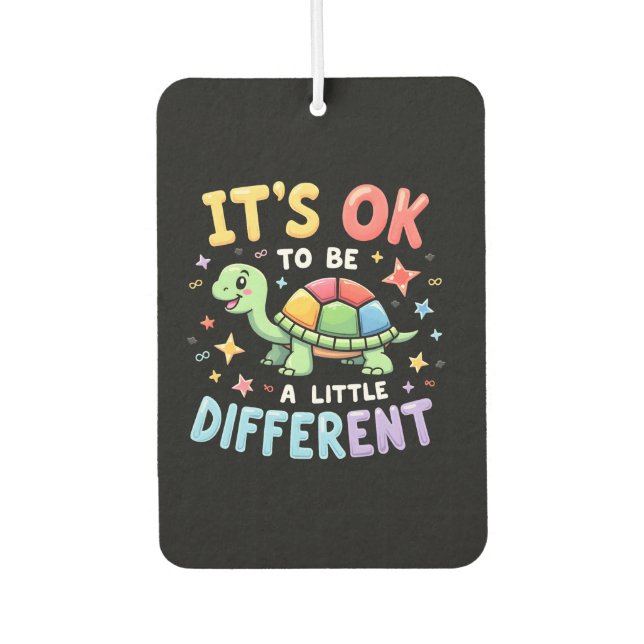 Autism Awareness It's Ok To Be A Little Different  Air Freshener (Front)