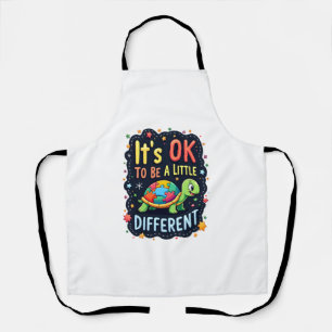 Autism Awareness It's Ok To Be A Little Different Apron