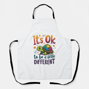 Autism Awareness It's Ok To Be A Little Different Apron