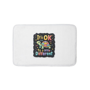 Autism Awareness It's Ok To Be A Little Different  Bath Mat