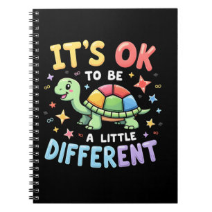 Autism Awareness It's Ok To Be A Little Different Notebook