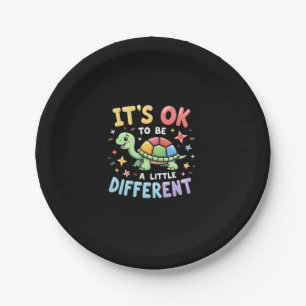 Autism Awareness It's Ok To Be A Little Different  Paper Plate