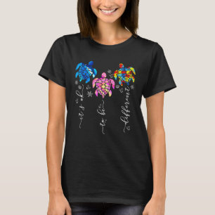 Autism Awareness Its Ok To Be Different Sea Turtle T-Shirt