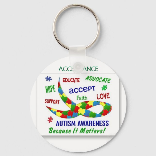 AUTISM AWARENESS KEY CHAIN (Front)
