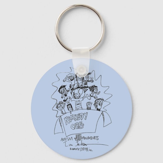 Autism Awareness Keychain (Front)