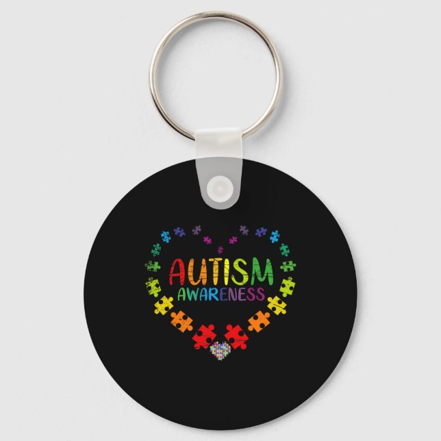 Autism Awareness  Keychain (Front)