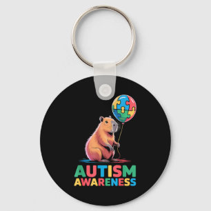 Autism awareness keychain
