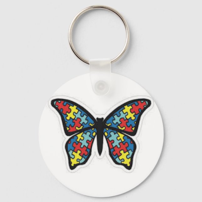 AUTISM AWARENESS KEYCHAIN (Front)