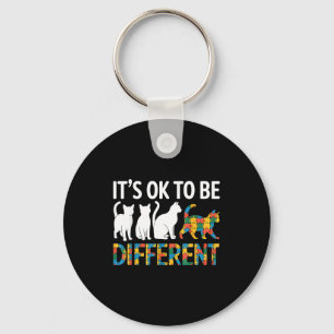 Autism awareness keychain
