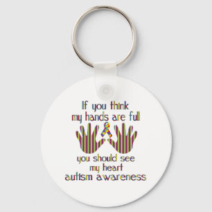 autism awareness keychain