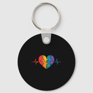 Autism awareness keychain