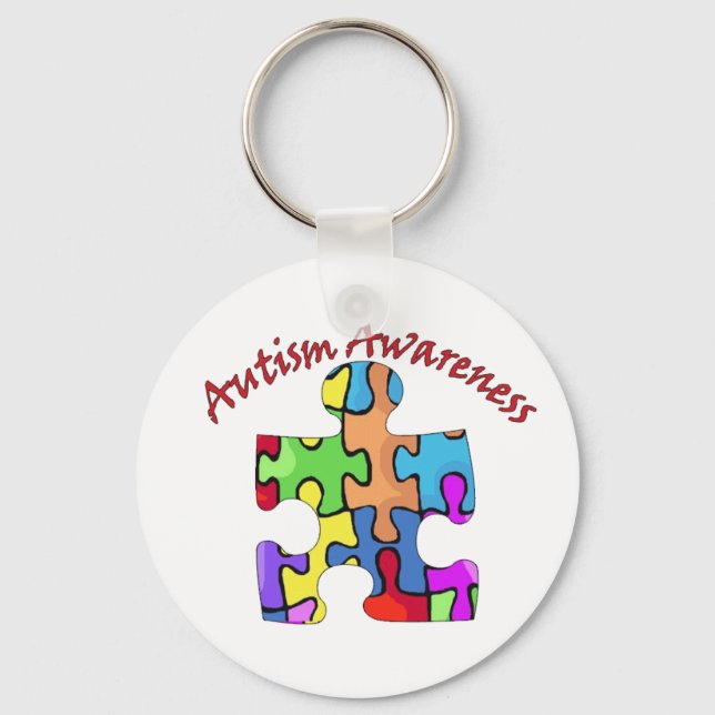 Autism Awareness Keychain (Front)