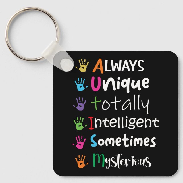 Autism Awareness Keychain (Front)