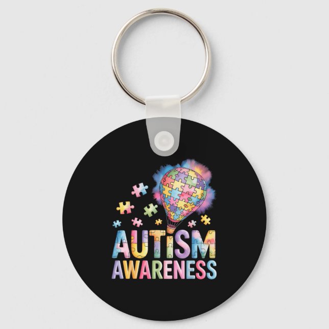 Autism awareness  keychain (Front)