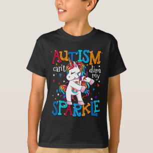 Autism Awareness Kids Unicorn  For Autism Mom Girl T-Shirt