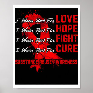 Autism Awareness Love Hope Fight Cure Poster