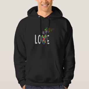 Autism Awareness Love Needs No Words Support Autis Hoodie