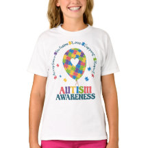 Autism Awareness love Puzzle heart
