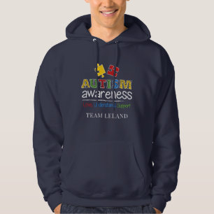 Autism Awareness Love Understand Support Custom Hoodie