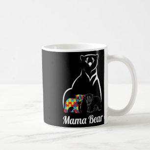 Autism Awareness Mama Bear Mom Autistic Child Coffee Mug