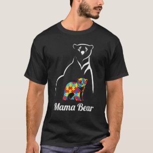 Autism Awareness Mama Bear Mom Gift Gift Men, Wome T-Shirt