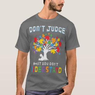 Autism Awareness Men Women Kids Teacher Accept Don T-Shirt